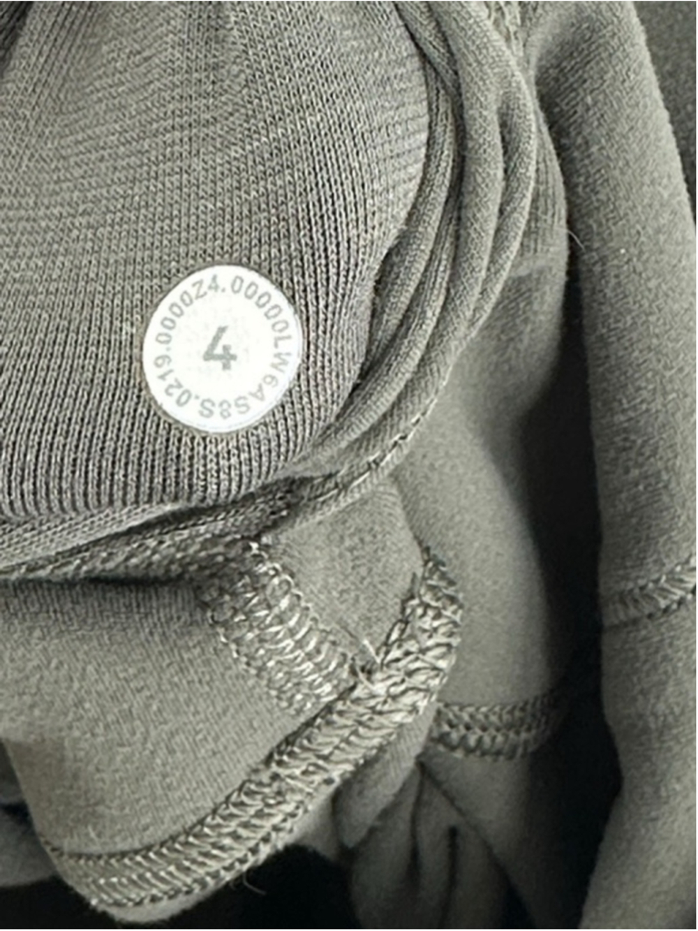 Lululemon Align Crop *21" capri pant leggings gym workout grey sage sz 4 - Picture 6 of 11